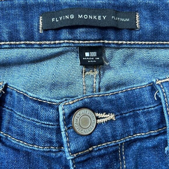 Flying Monkey Platinum Skinny Ankle Jeans - Picture 3 of 6